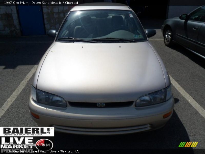 Desert Sand Metallic / Charcoal 1997 Geo Prizm