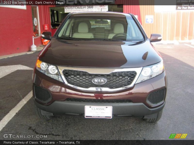 Dark Cherry / Beige 2012 Kia Sorento LX