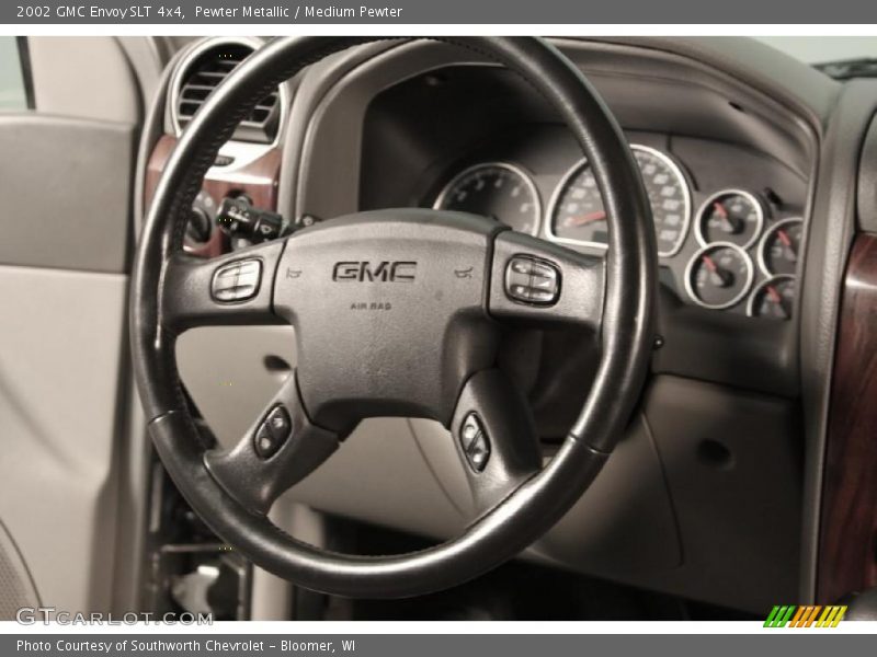 Pewter Metallic / Medium Pewter 2002 GMC Envoy SLT 4x4