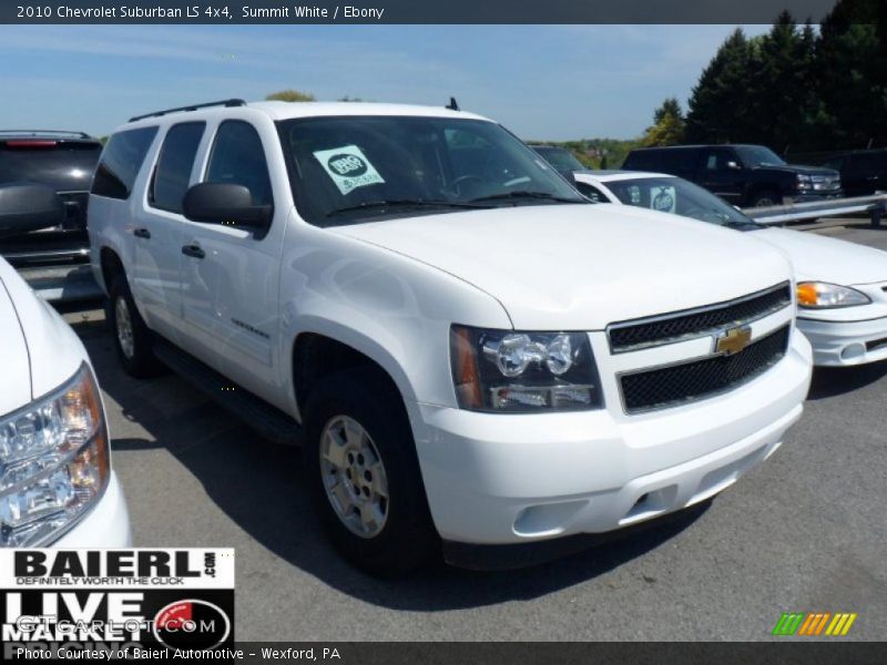 Summit White / Ebony 2010 Chevrolet Suburban LS 4x4