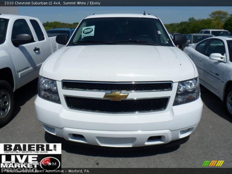 Summit White / Ebony 2010 Chevrolet Suburban LS 4x4