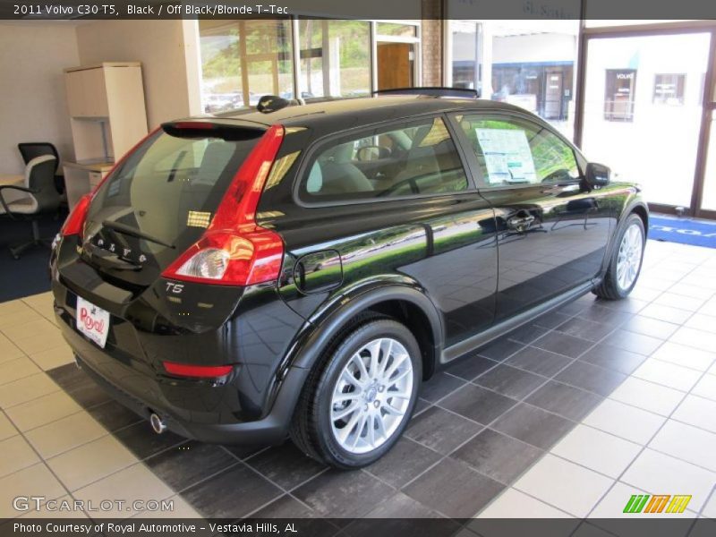 Black / Off Black/Blonde T-Tec 2011 Volvo C30 T5