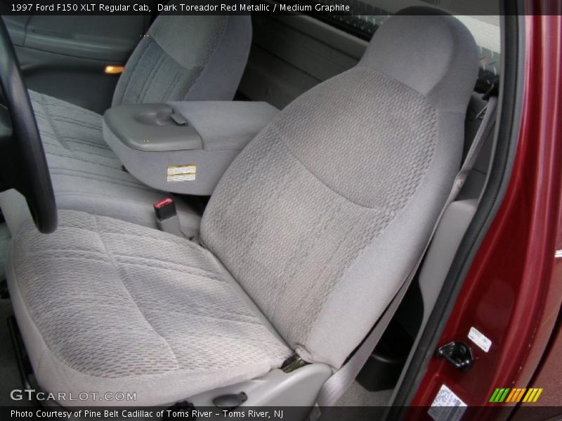 Dark Toreador Red Metallic / Medium Graphite 1997 Ford F150 XLT Regular Cab