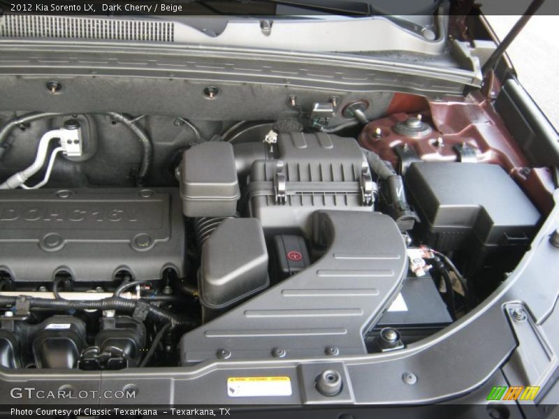 Dark Cherry / Beige 2012 Kia Sorento LX