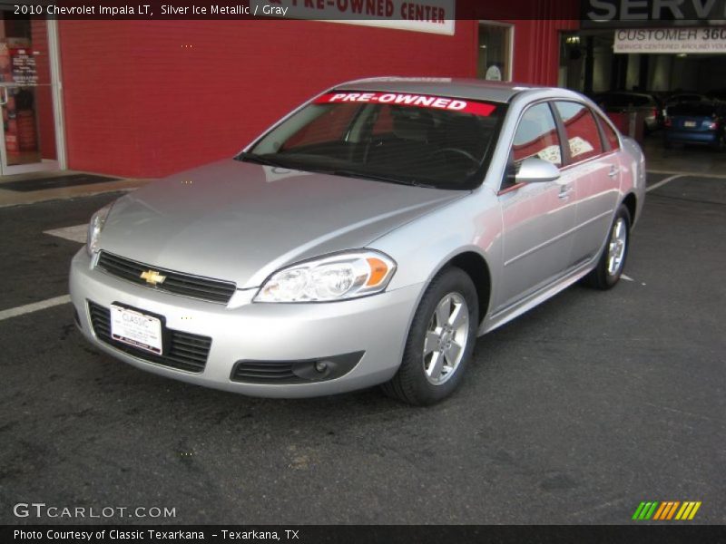 Silver Ice Metallic / Gray 2010 Chevrolet Impala LT
