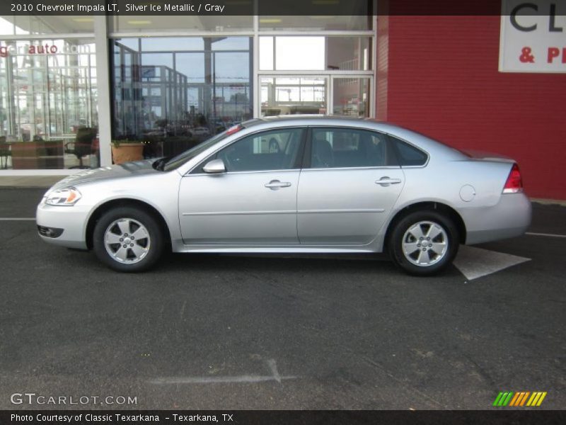 Silver Ice Metallic / Gray 2010 Chevrolet Impala LT