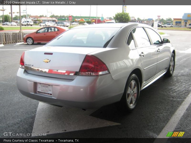 Silver Ice Metallic / Gray 2010 Chevrolet Impala LT