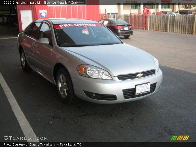 Silver Ice Metallic / Gray 2010 Chevrolet Impala LT