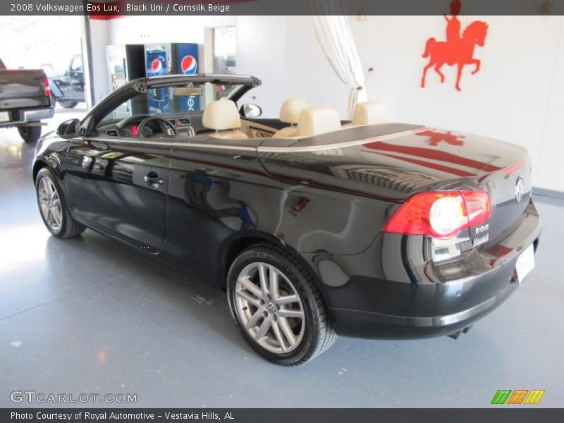 Black Uni / Cornsilk Beige 2008 Volkswagen Eos Lux