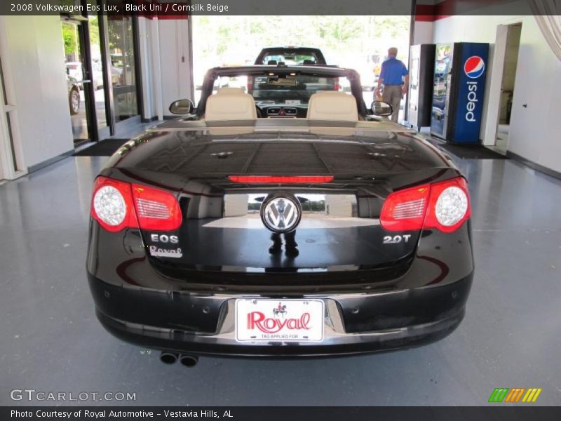 Black Uni / Cornsilk Beige 2008 Volkswagen Eos Lux