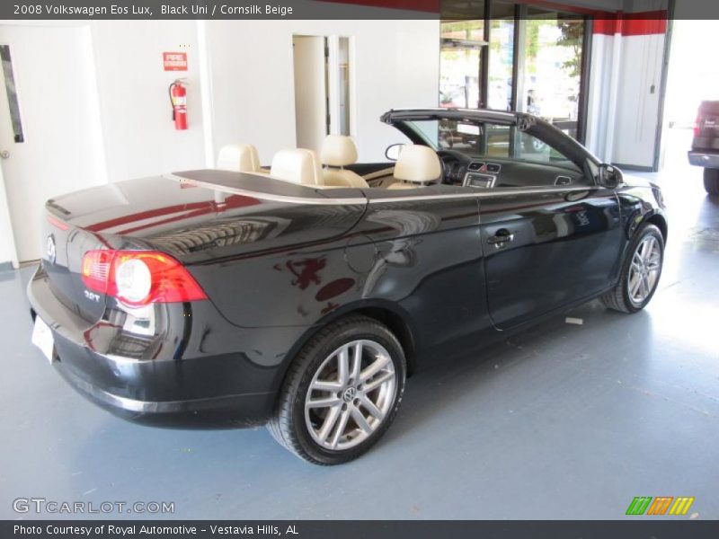 Black Uni / Cornsilk Beige 2008 Volkswagen Eos Lux