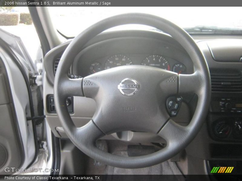 Brilliant Aluminum Metallic / Sage 2006 Nissan Sentra 1.8 S