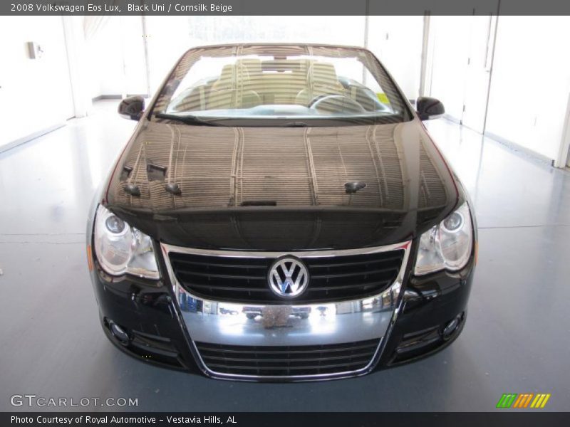 Black Uni / Cornsilk Beige 2008 Volkswagen Eos Lux