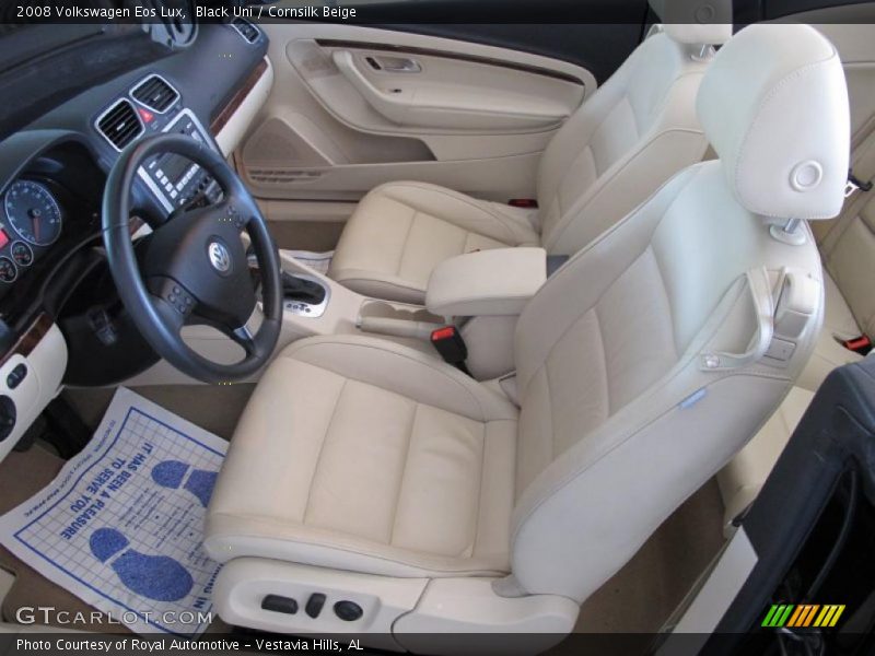  2008 Eos Lux Cornsilk Beige Interior