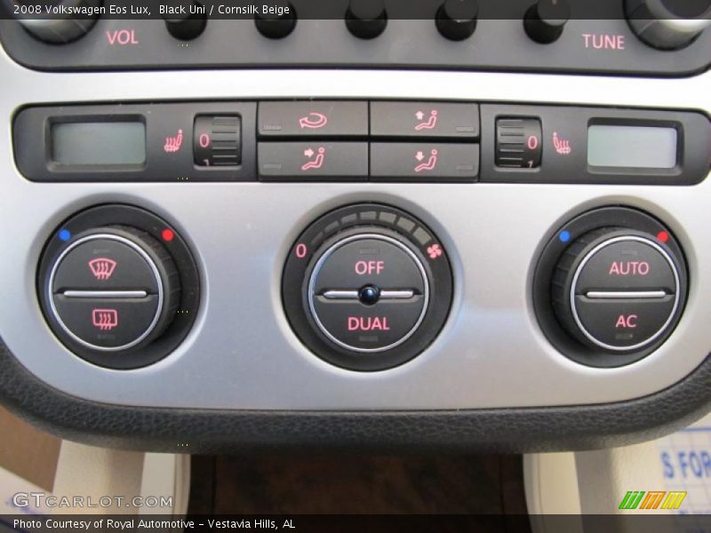Controls of 2008 Eos Lux