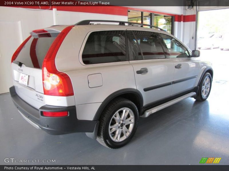 Silver Metallic / Taupe/Light Taupe 2004 Volvo XC90 T6 AWD