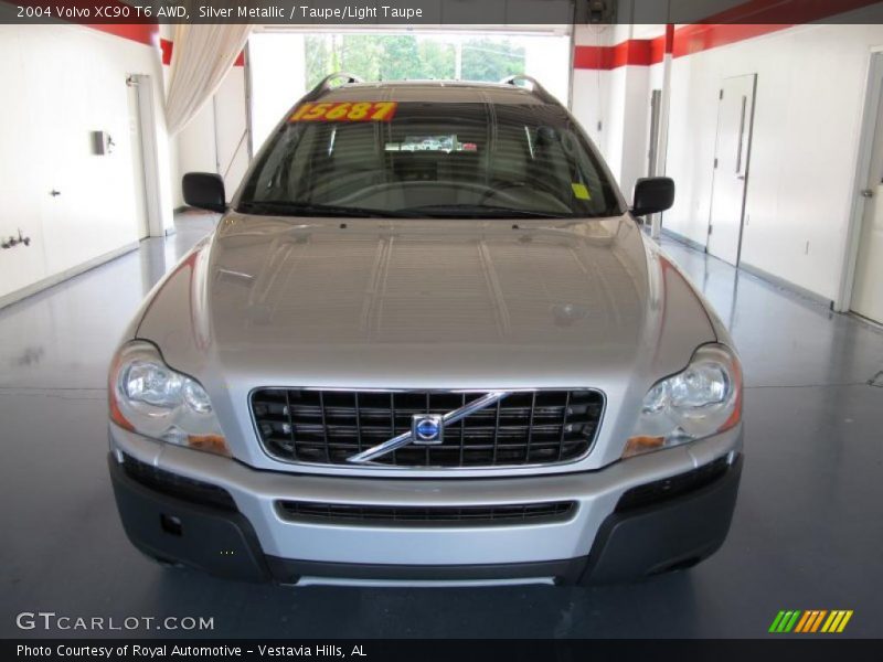 Silver Metallic / Taupe/Light Taupe 2004 Volvo XC90 T6 AWD