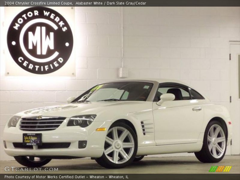 Alabaster White / Dark Slate Gray/Cedar 2004 Chrysler Crossfire Limited Coupe