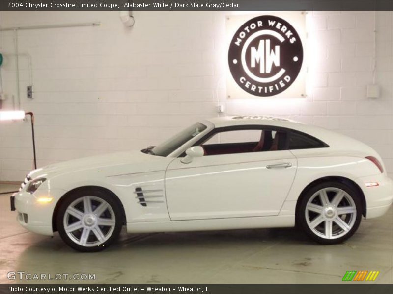 Alabaster White / Dark Slate Gray/Cedar 2004 Chrysler Crossfire Limited Coupe