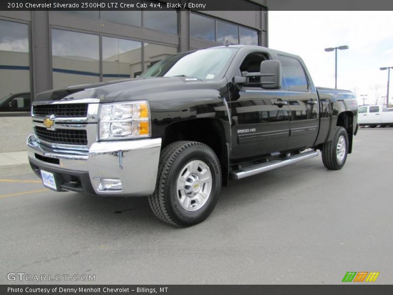 Black / Ebony 2010 Chevrolet Silverado 2500HD LTZ Crew Cab 4x4