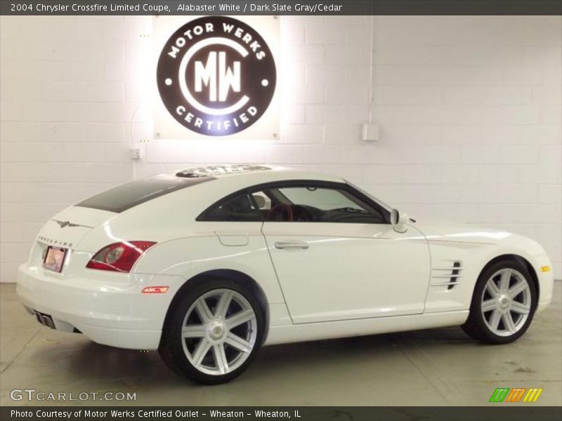 Alabaster White / Dark Slate Gray/Cedar 2004 Chrysler Crossfire Limited Coupe