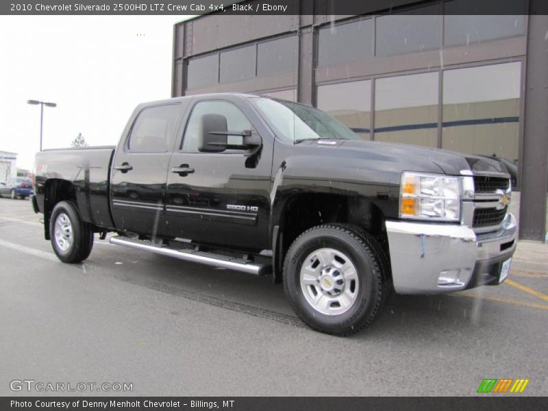 Black / Ebony 2010 Chevrolet Silverado 2500HD LTZ Crew Cab 4x4