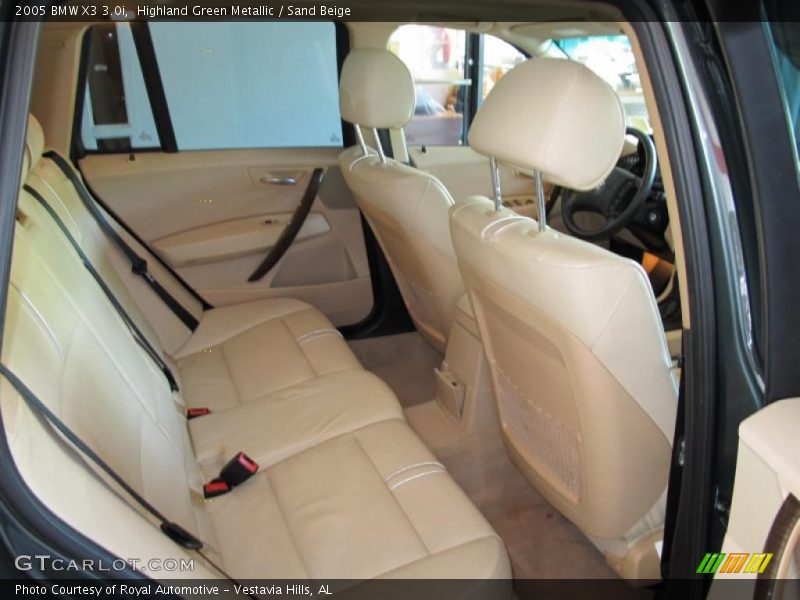 Highland Green Metallic / Sand Beige 2005 BMW X3 3.0i