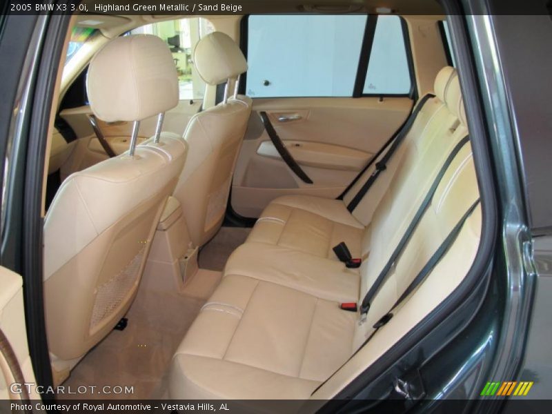 Highland Green Metallic / Sand Beige 2005 BMW X3 3.0i