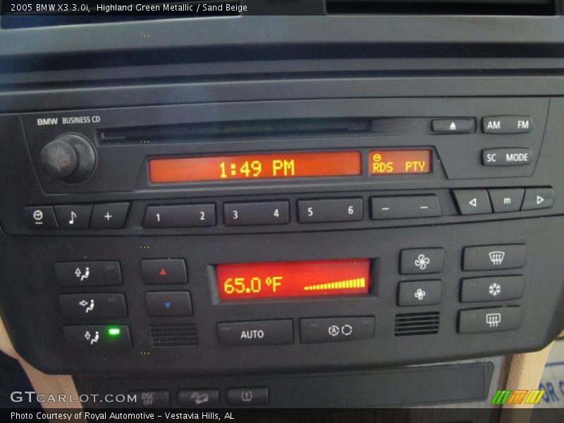 Highland Green Metallic / Sand Beige 2005 BMW X3 3.0i