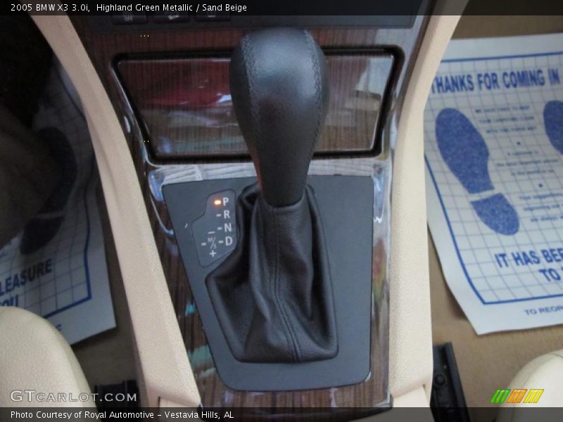 Highland Green Metallic / Sand Beige 2005 BMW X3 3.0i