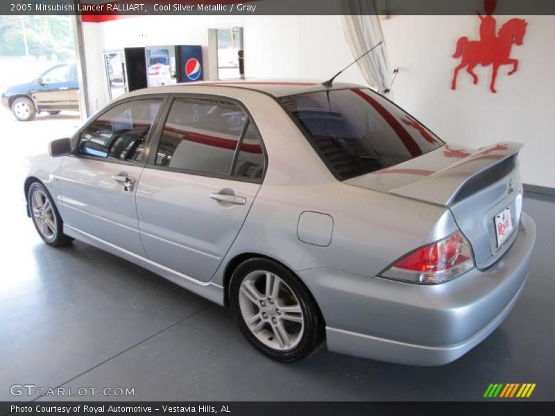 Cool Silver Metallic / Gray 2005 Mitsubishi Lancer RALLIART