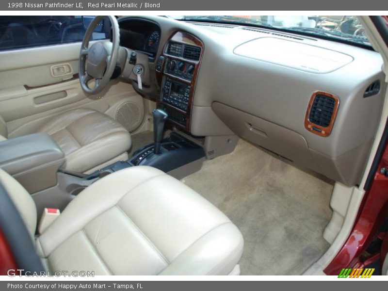  1998 Pathfinder LE Blond Interior