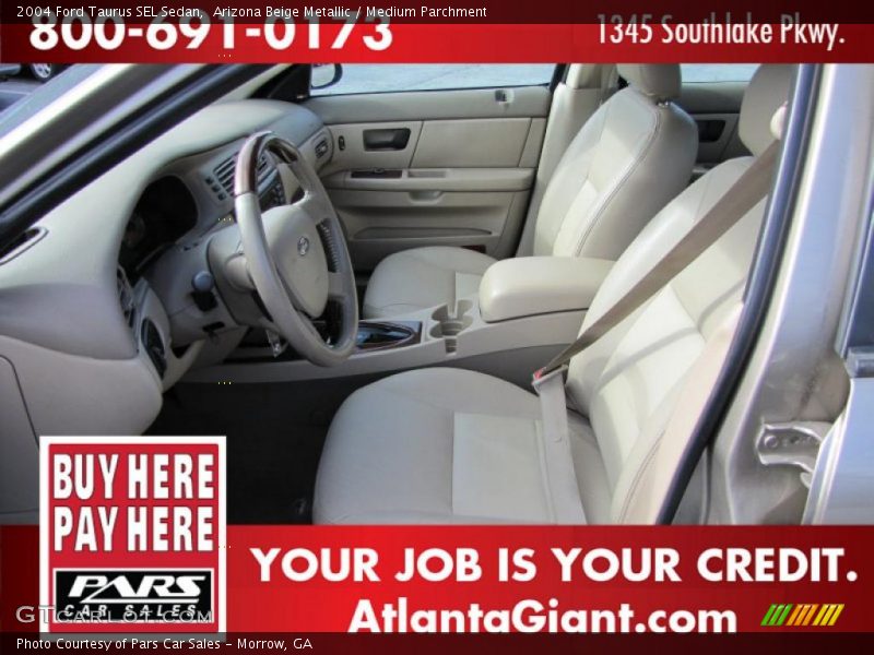Arizona Beige Metallic / Medium Parchment 2004 Ford Taurus SEL Sedan