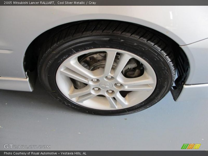 Cool Silver Metallic / Gray 2005 Mitsubishi Lancer RALLIART