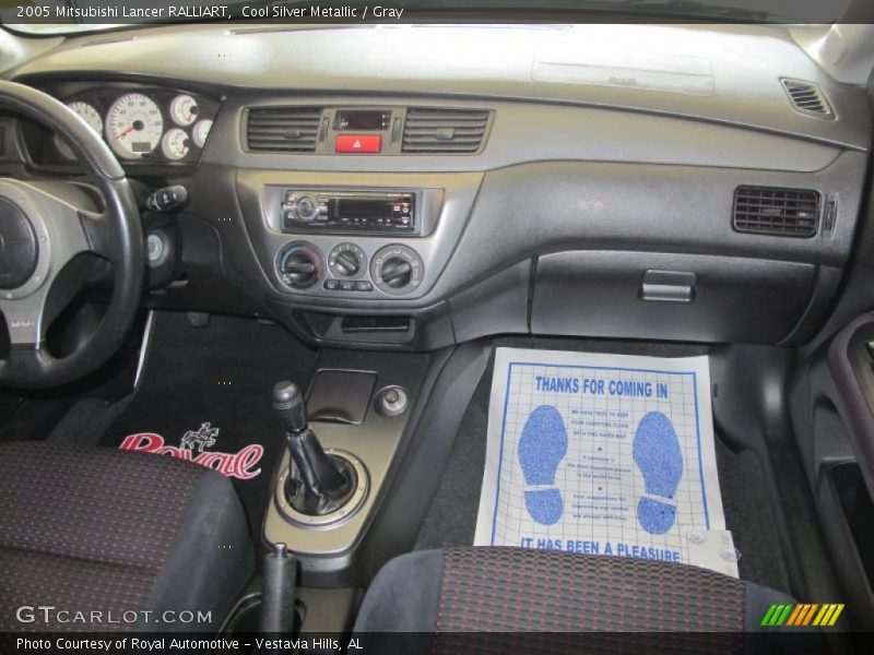  2005 Lancer RALLIART Gray Interior