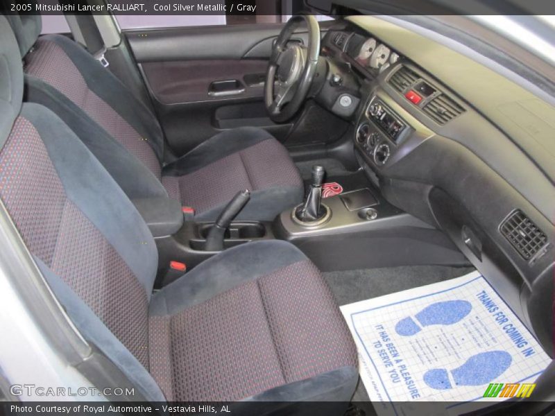  2005 Lancer RALLIART Gray Interior