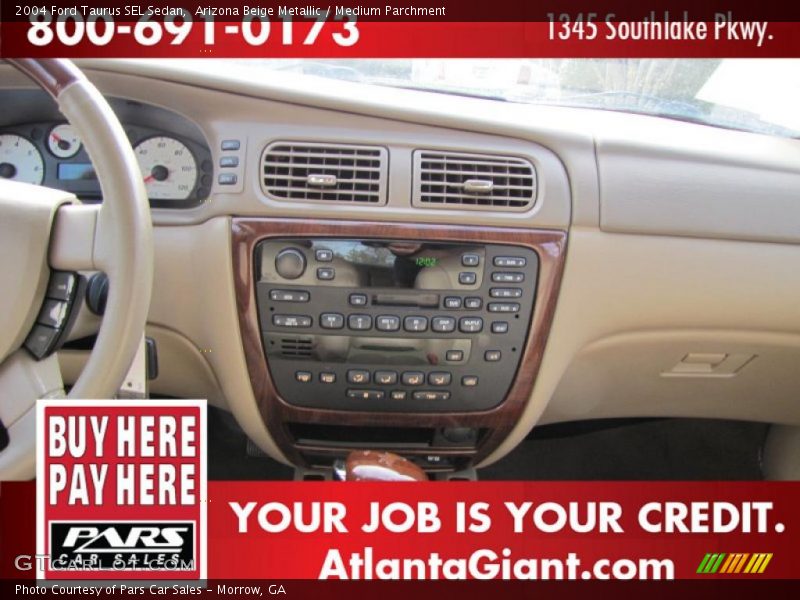 Arizona Beige Metallic / Medium Parchment 2004 Ford Taurus SEL Sedan