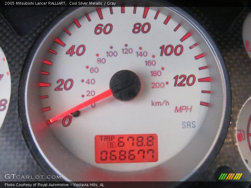 Cool Silver Metallic / Gray 2005 Mitsubishi Lancer RALLIART