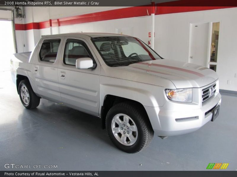 Billet Silver Metallic / Gray 2008 Honda Ridgeline RTS