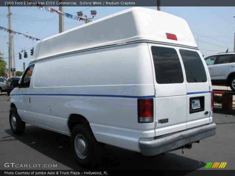 Oxford White / Medium Graphite 2000 Ford E Series Van E350 Commercial