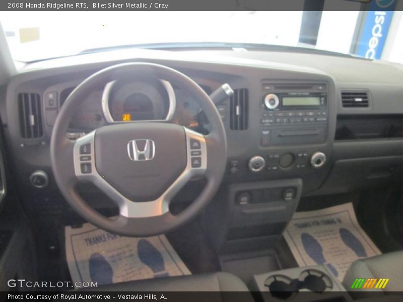 Billet Silver Metallic / Gray 2008 Honda Ridgeline RTS