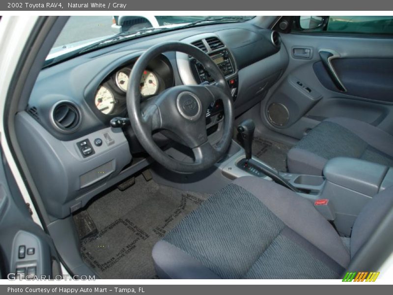 Natural White / Gray 2002 Toyota RAV4