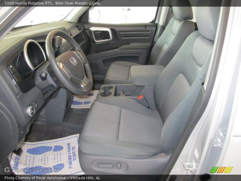 Billet Silver Metallic / Gray 2008 Honda Ridgeline RTS