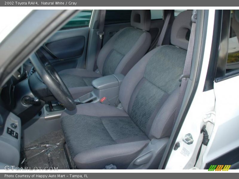 Natural White / Gray 2002 Toyota RAV4