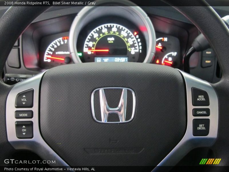 Billet Silver Metallic / Gray 2008 Honda Ridgeline RTS
