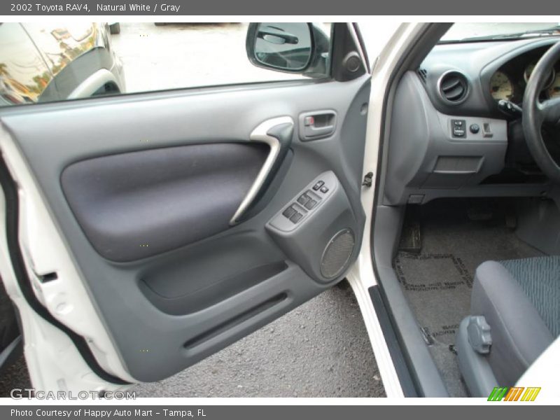 Natural White / Gray 2002 Toyota RAV4