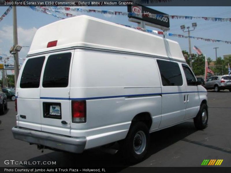 Oxford White / Medium Graphite 2000 Ford E Series Van E350 Commercial