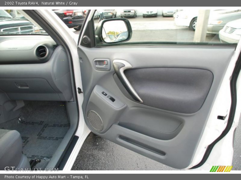 Natural White / Gray 2002 Toyota RAV4