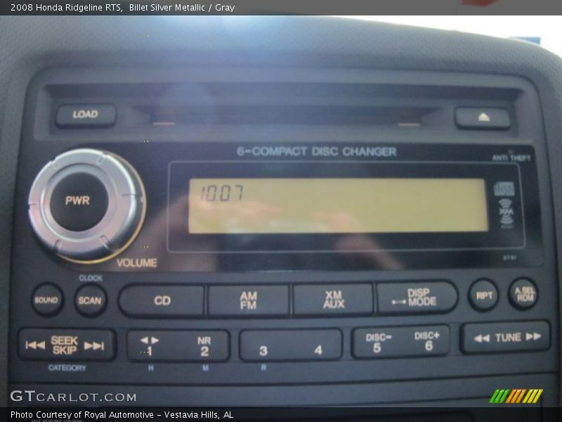 Billet Silver Metallic / Gray 2008 Honda Ridgeline RTS