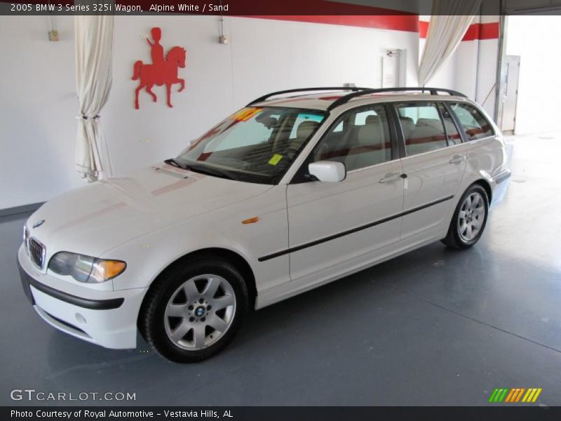 Alpine White / Sand 2005 BMW 3 Series 325i Wagon